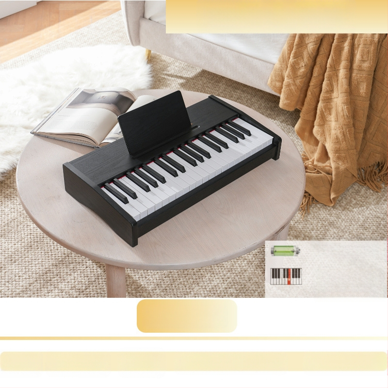 LECHEN преносимо дървено електронно клавирче за деца, модел 25 клавиша/37 клавиша