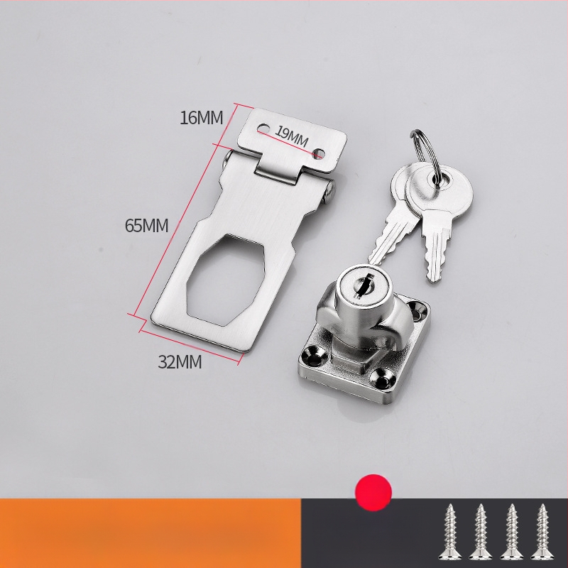 Шкафен заключващ механизъм без пробиване — модел HSD-12; подходящ за шкафове, чекмеджета, хладилници и плъзгащи врати