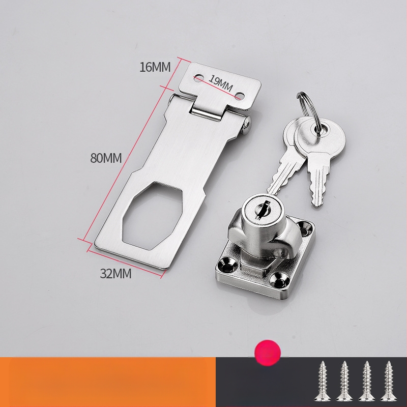 Шкафен заключващ механизъм без пробиване — модел HSD-12; подходящ за шкафове, чекмеджета, хладилници и плъзгащи врати