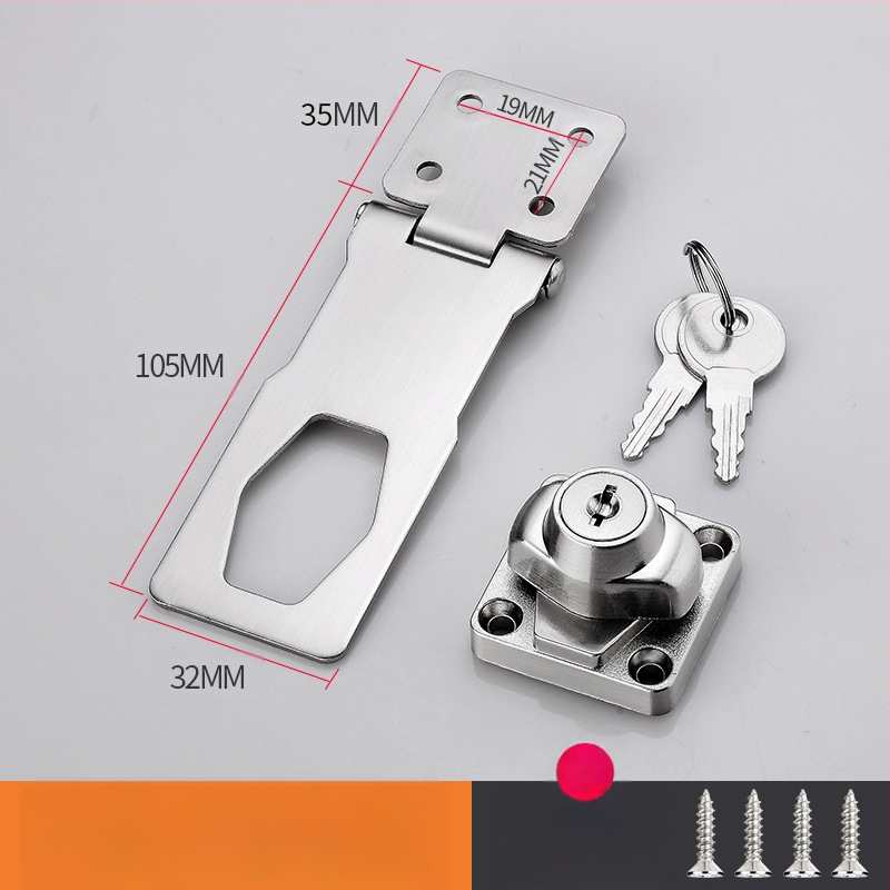 Шкафен заключващ механизъм без пробиване — модел HSD-12; подходящ за шкафове, чекмеджета, хладилници и плъзгащи врати