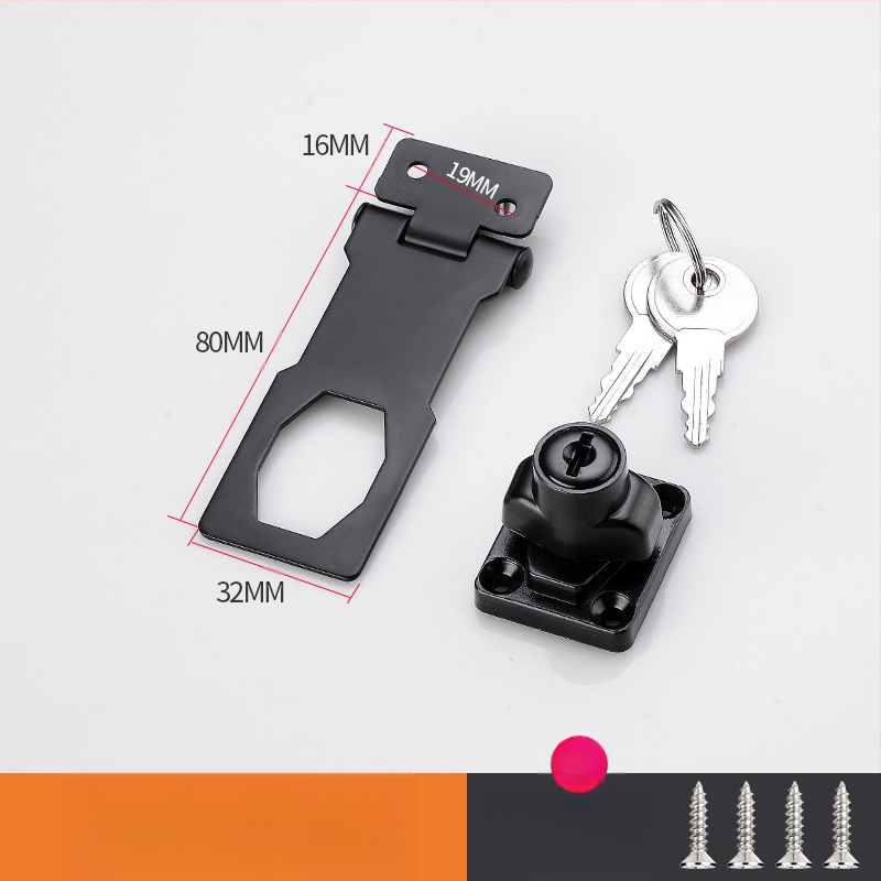 Шкафен заключващ механизъм без пробиване — модел HSD-12; подходящ за шкафове, чекмеджета, хладилници и плъзгащи врати