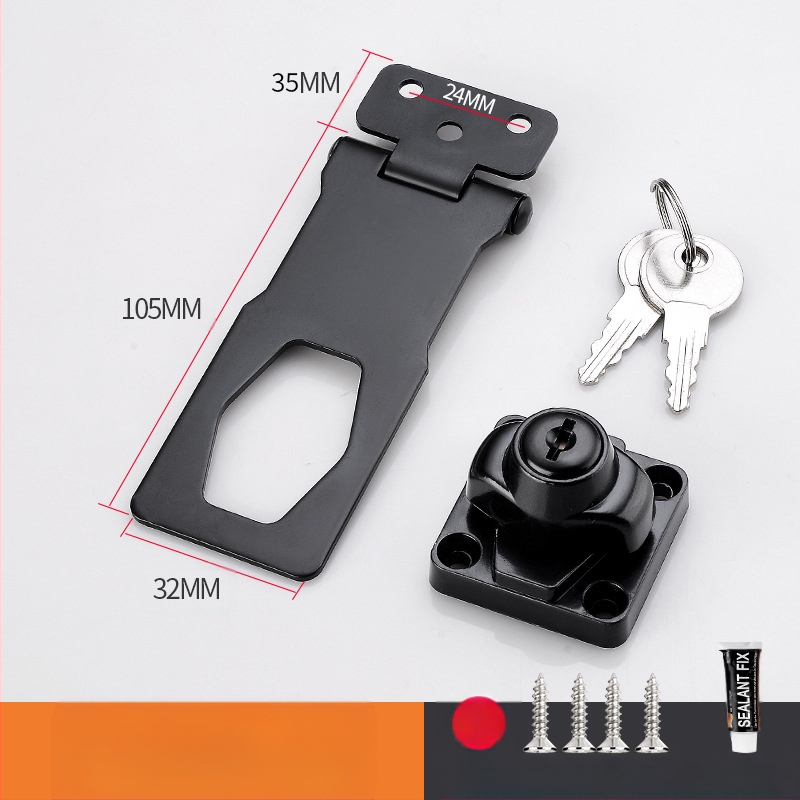 Шкафен заключващ механизъм без пробиване — модел HSD-12; подходящ за шкафове, чекмеджета, хладилници и плъзгащи врати