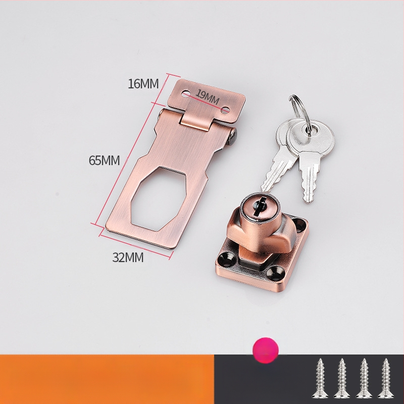 Шкафен заключващ механизъм без пробиване — модел HSD-12; подходящ за шкафове, чекмеджета, хладилници и плъзгащи врати