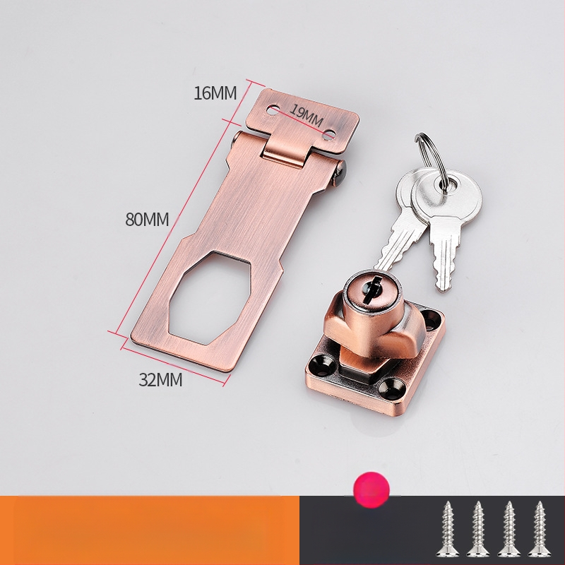 Шкафен заключващ механизъм без пробиване — модел HSD-12; подходящ за шкафове, чекмеджета, хладилници и плъзгащи врати