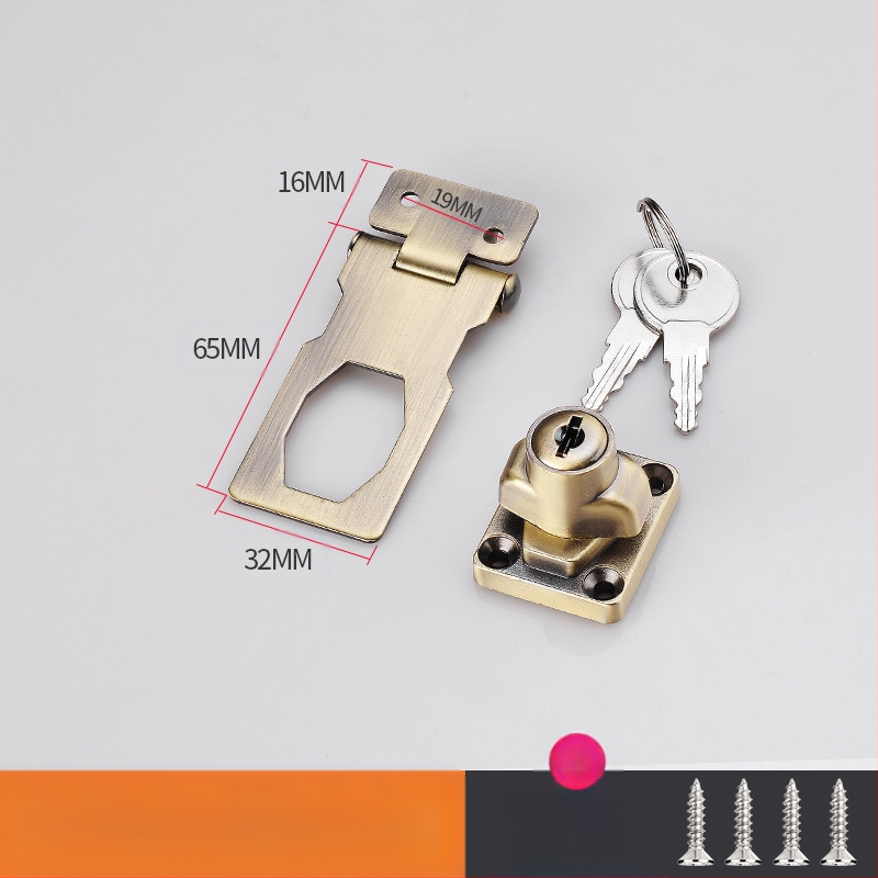 Шкафен заключващ механизъм без пробиване — модел HSD-12; подходящ за шкафове, чекмеджета, хладилници и плъзгащи врати