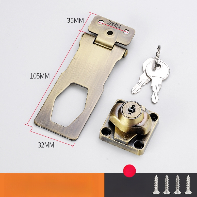 Шкафен заключващ механизъм без пробиване — модел HSD-12; подходящ за шкафове, чекмеджета, хладилници и плъзгащи врати