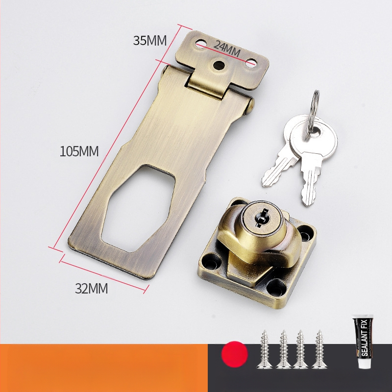 Шкафен заключващ механизъм без пробиване — модел HSD-12; подходящ за шкафове, чекмеджета, хладилници и плъзгащи врати