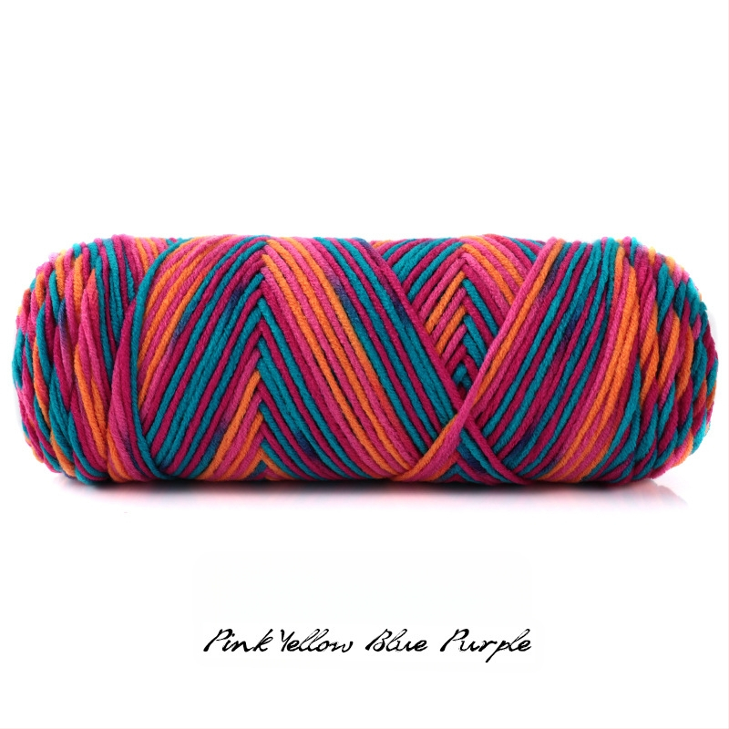Топка прежда за плетене – 5 нишки, ръчно изработена за DIY плетене, средна дебелина (5 нишки; ръчно изработено; DIY плетене; средна дебелина; за кукли за бебета и деца)