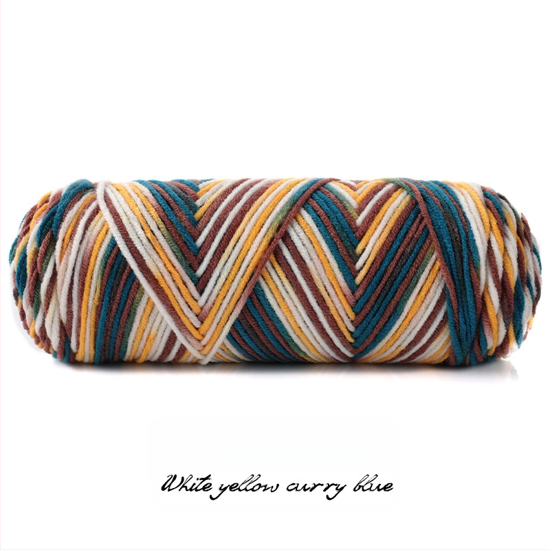 Топка прежда за плетене – 5 нишки, ръчно изработена за DIY плетене, средна дебелина (5 нишки; ръчно изработено; DIY плетене; средна дебелина; за кукли за бебета и деца)