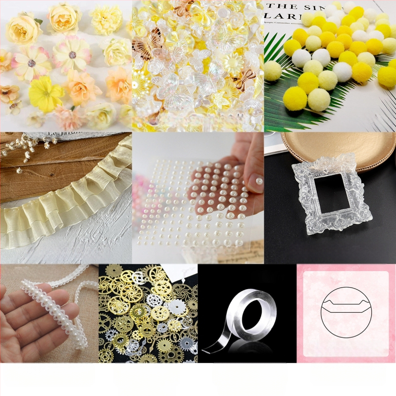 DIY krepšio priedų rinkinys – akriliniai elementai, baroko ženkliukai dekoracijoms, Prekės ženklas: Other; Nėra apdirbimo; Amatas: Kita; IP leidimas: Ne