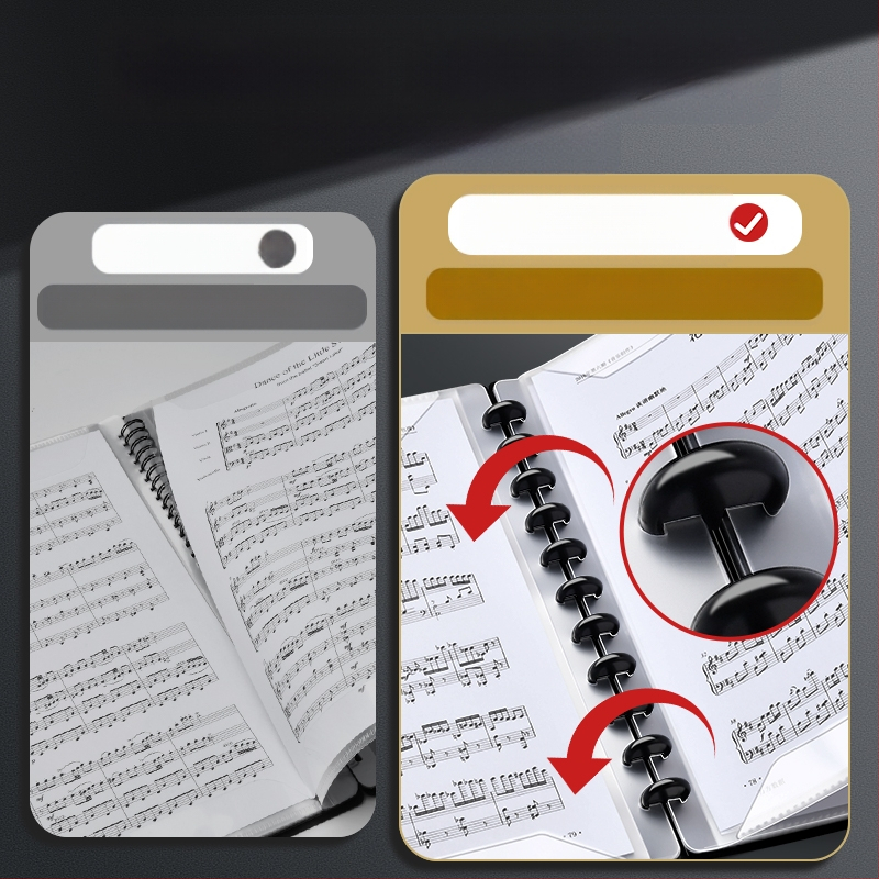 Папка за ноти, модел XWS-LPJ01-0812, материал: пластмаса.