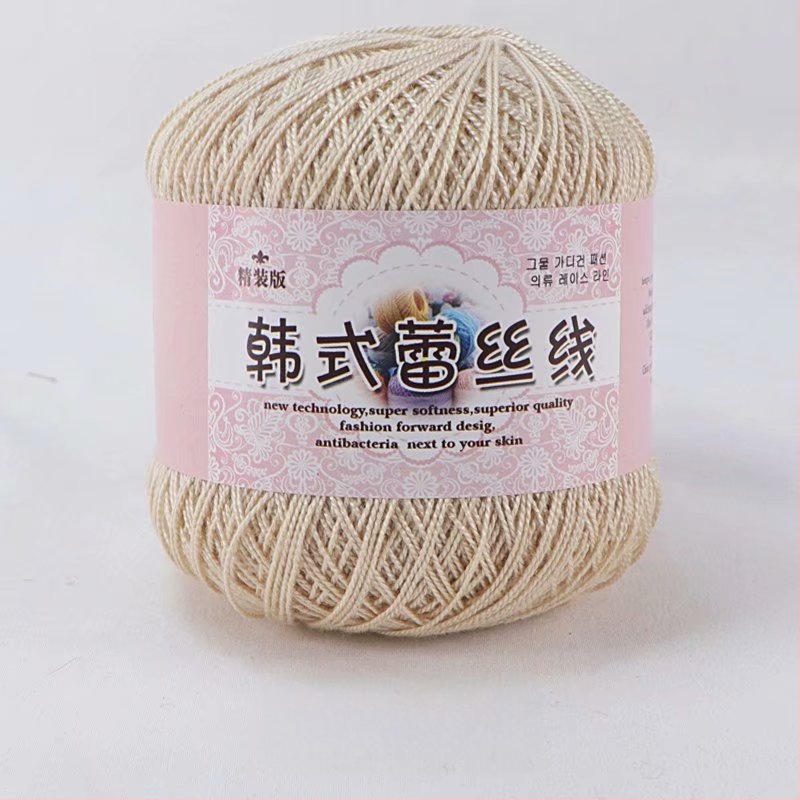 Fir de dantelă pentru croșetat, varietate 8 lace, 7s ply, 1 fir, fir de grup