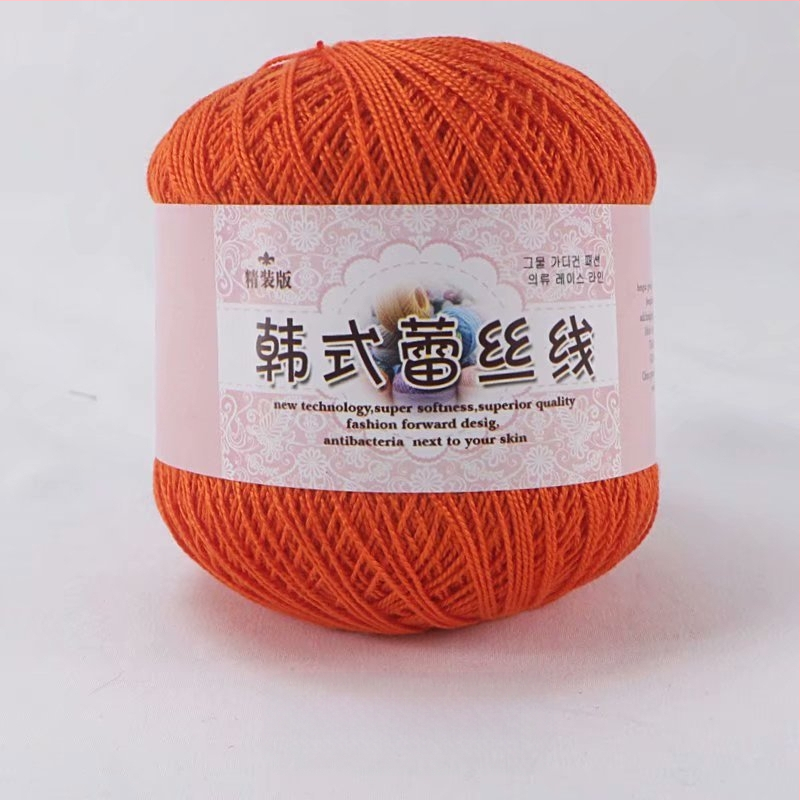 Fir de dantelă pentru croșetat, varietate 8 lace, 7s ply, 1 fir, fir de grup