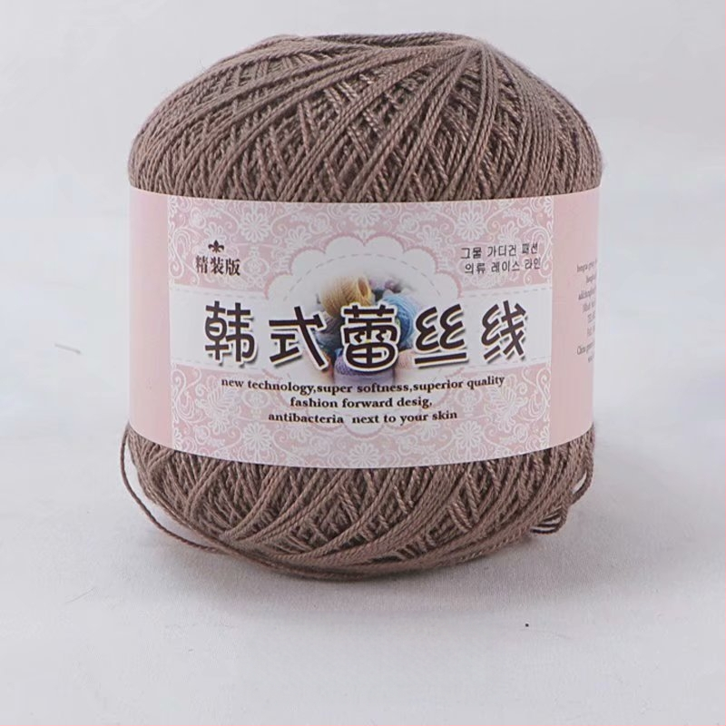 Fir de dantelă pentru croșetat, varietate 8 lace, 7s ply, 1 fir, fir de grup