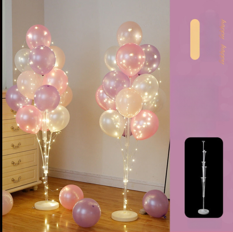 Augstas klases balonu kolonnas uz grīdas virsmas dekorācijai – piemēroti atklāšanām, dzimšanas dienām, absolvēšanai un skolām; Materiāls: plastmasa; Iepakojums iekļauts; Nav pielāgojumu; Imports nav; IP atļauja nav