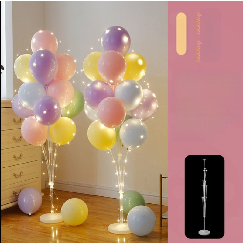 Augstas klases balonu kolonnas uz grīdas virsmas dekorācijai – piemēroti atklāšanām, dzimšanas dienām, absolvēšanai un skolām; Materiāls: plastmasa; Iepakojums iekļauts; Nav pielāgojumu; Imports nav; IP atļauja nav