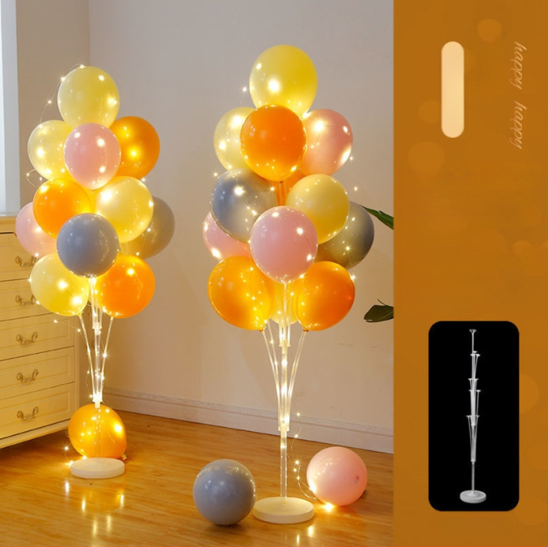 Augstas klases balonu kolonnas uz grīdas virsmas dekorācijai – piemēroti atklāšanām, dzimšanas dienām, absolvēšanai un skolām; Materiāls: plastmasa; Iepakojums iekļauts; Nav pielāgojumu; Imports nav; IP atļauja nav