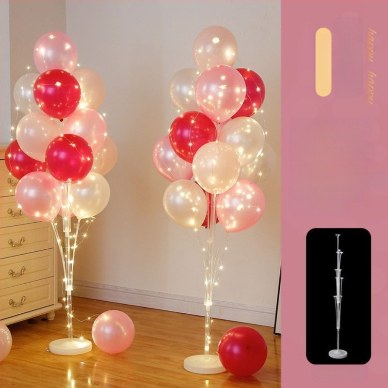 Augstas klases balonu kolonnas uz grīdas virsmas dekorācijai – piemēroti atklāšanām, dzimšanas dienām, absolvēšanai un skolām; Materiāls: plastmasa; Iepakojums iekļauts; Nav pielāgojumu; Imports nav; IP atļauja nav