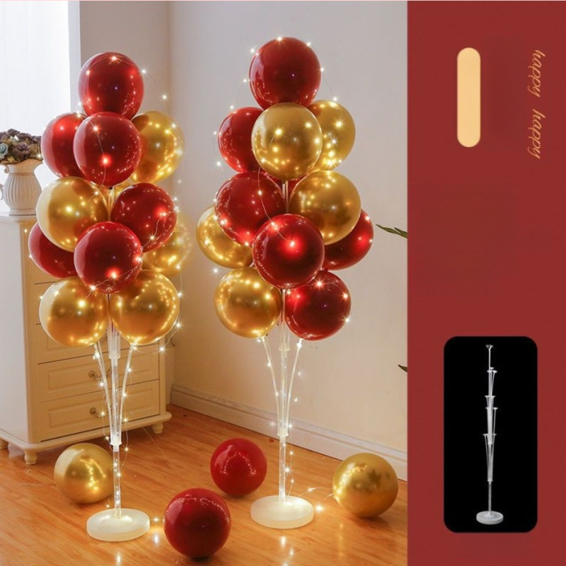 Augstas klases balonu kolonnas uz grīdas virsmas dekorācijai – piemēroti atklāšanām, dzimšanas dienām, absolvēšanai un skolām; Materiāls: plastmasa; Iepakojums iekļauts; Nav pielāgojumu; Imports nav; IP atļauja nav