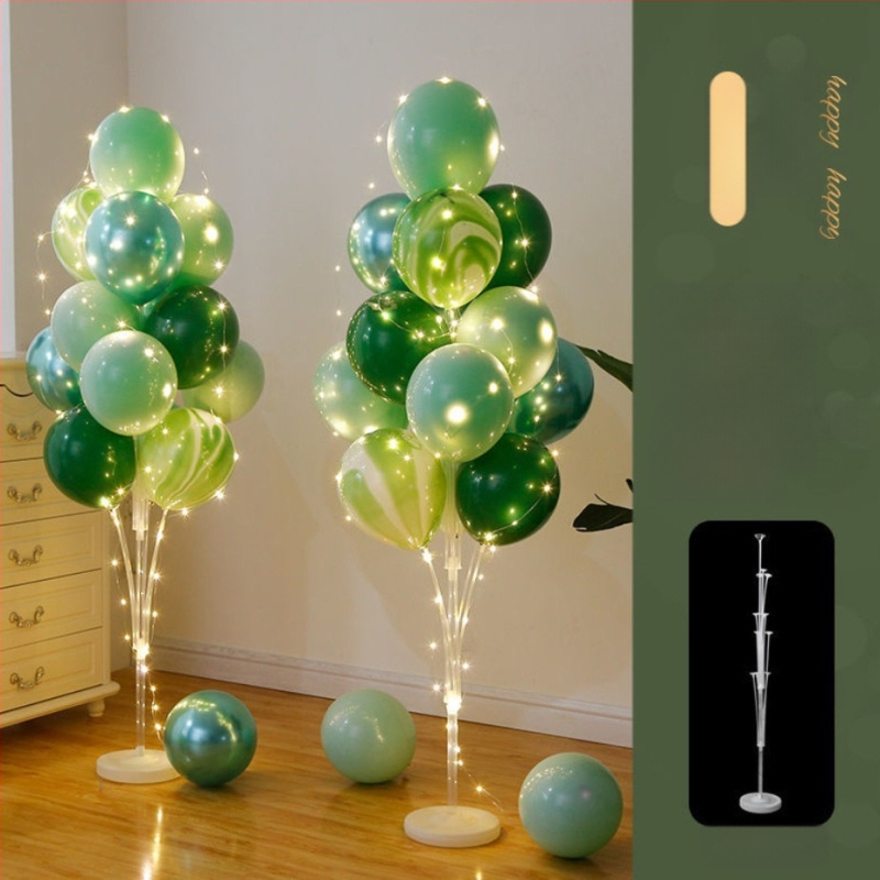 Augstas klases balonu kolonnas uz grīdas virsmas dekorācijai – piemēroti atklāšanām, dzimšanas dienām, absolvēšanai un skolām; Materiāls: plastmasa; Iepakojums iekļauts; Nav pielāgojumu; Imports nav; IP atļauja nav