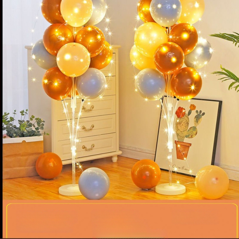 Augstas klases balonu kolonnas uz grīdas virsmas dekorācijai – piemēroti atklāšanām, dzimšanas dienām, absolvēšanai un skolām; Materiāls: plastmasa; Iepakojums iekļauts; Nav pielāgojumu; Imports nav; IP atļauja nav