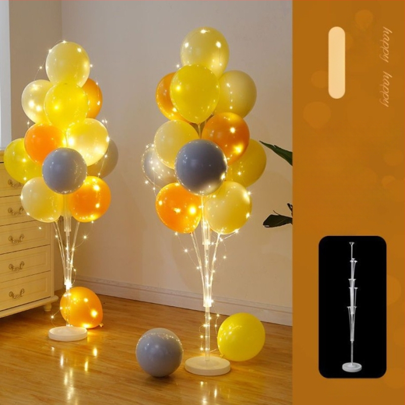 Augstas klases balonu kolonnas uz grīdas virsmas dekorācijai – piemēroti atklāšanām, dzimšanas dienām, absolvēšanai un skolām; Materiāls: plastmasa; Iepakojums iekļauts; Nav pielāgojumu; Imports nav; IP atļauja nav