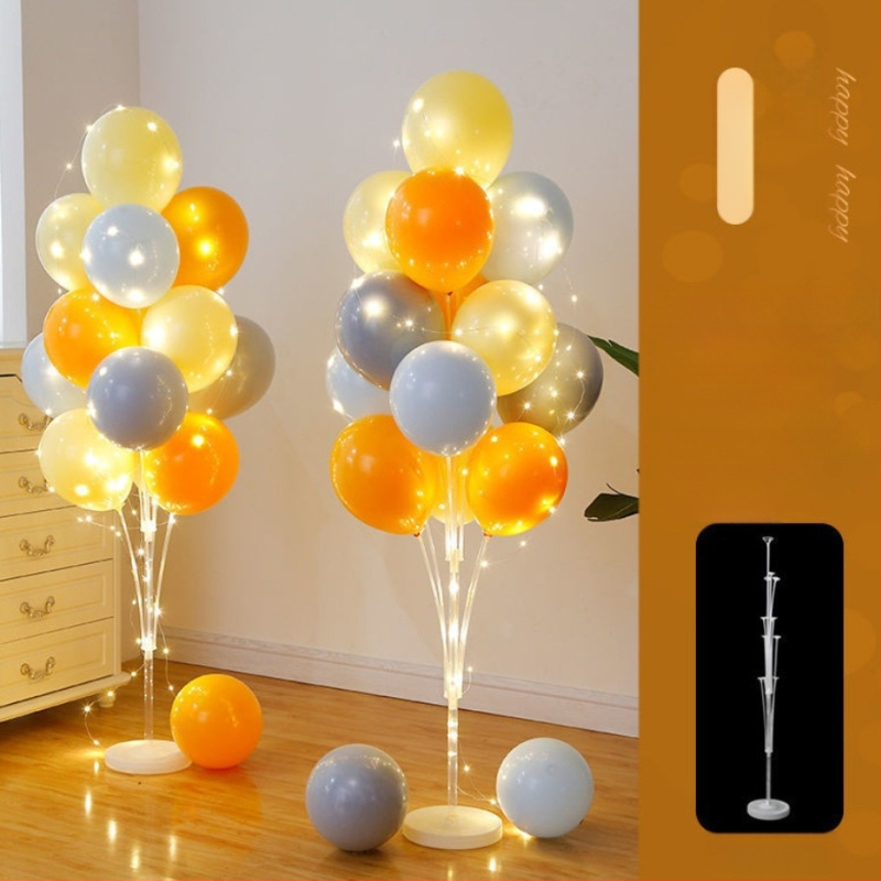 Augstas klases balonu kolonnas uz grīdas virsmas dekorācijai – piemēroti atklāšanām, dzimšanas dienām, absolvēšanai un skolām; Materiāls: plastmasa; Iepakojums iekļauts; Nav pielāgojumu; Imports nav; IP atļauja nav