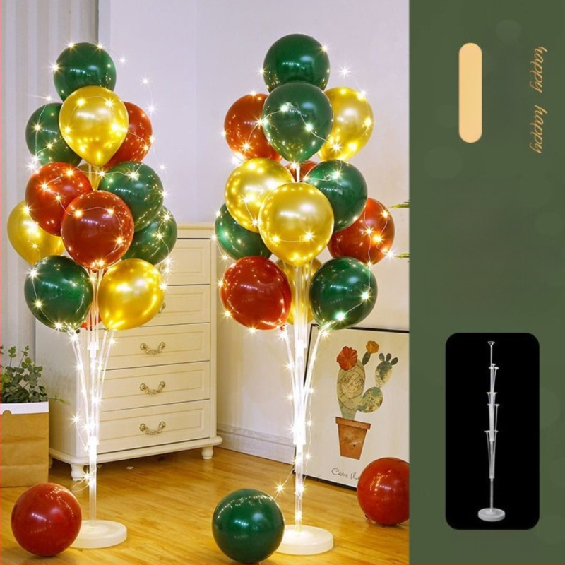 Augstas klases balonu kolonnas uz grīdas virsmas dekorācijai – piemēroti atklāšanām, dzimšanas dienām, absolvēšanai un skolām; Materiāls: plastmasa; Iepakojums iekļauts; Nav pielāgojumu; Imports nav; IP atļauja nav