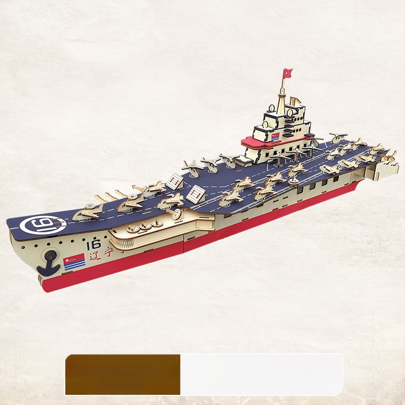 Nanhu Raudona Laivas – Medienos 3D Dėlionės Modelio Rinkinys, DIY, OEM Logotipo Pritaikymas