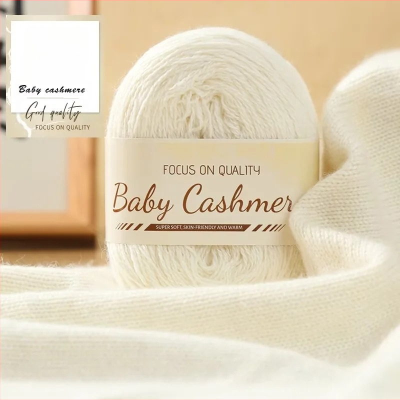 Kašmyro šaliko DIY rinkinys — rankinis mezgimas, vidutinio storio siūlai