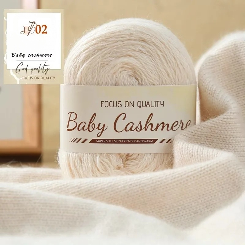 Kašmyro šaliko DIY rinkinys — rankinis mezgimas, vidutinio storio siūlai