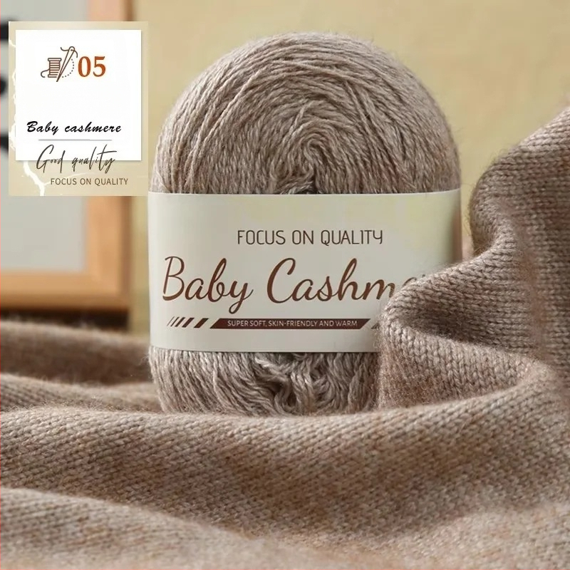 Kašmyro šaliko DIY rinkinys — rankinis mezgimas, vidutinio storio siūlai