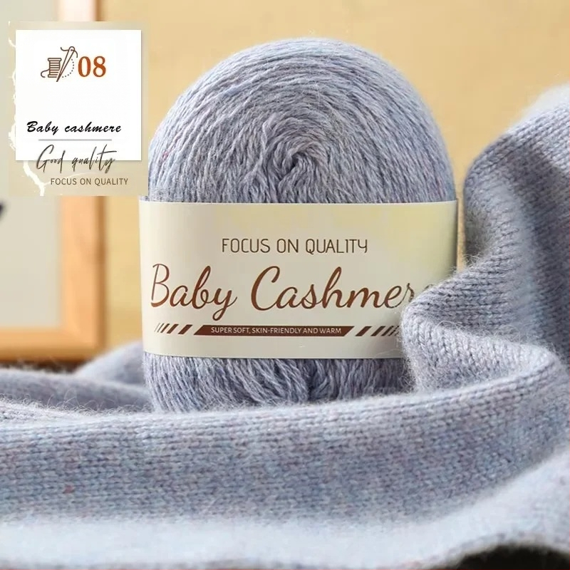 Kašmyro šaliko DIY rinkinys — rankinis mezgimas, vidutinio storio siūlai