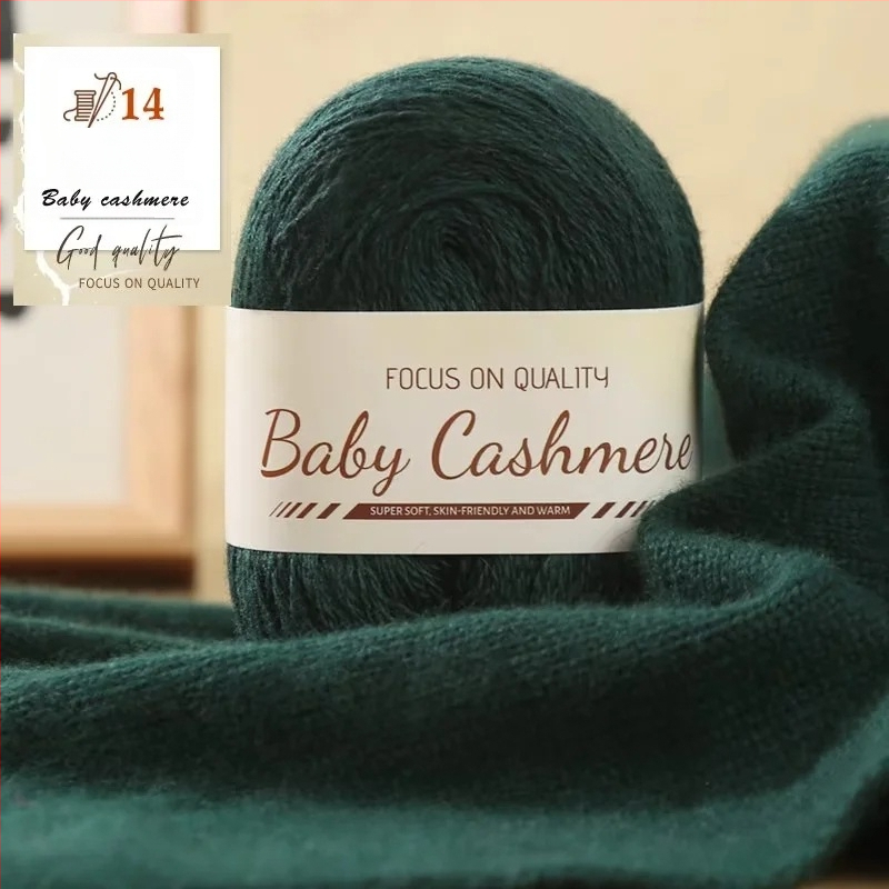 Kašmyro šaliko DIY rinkinys — rankinis mezgimas, vidutinio storio siūlai