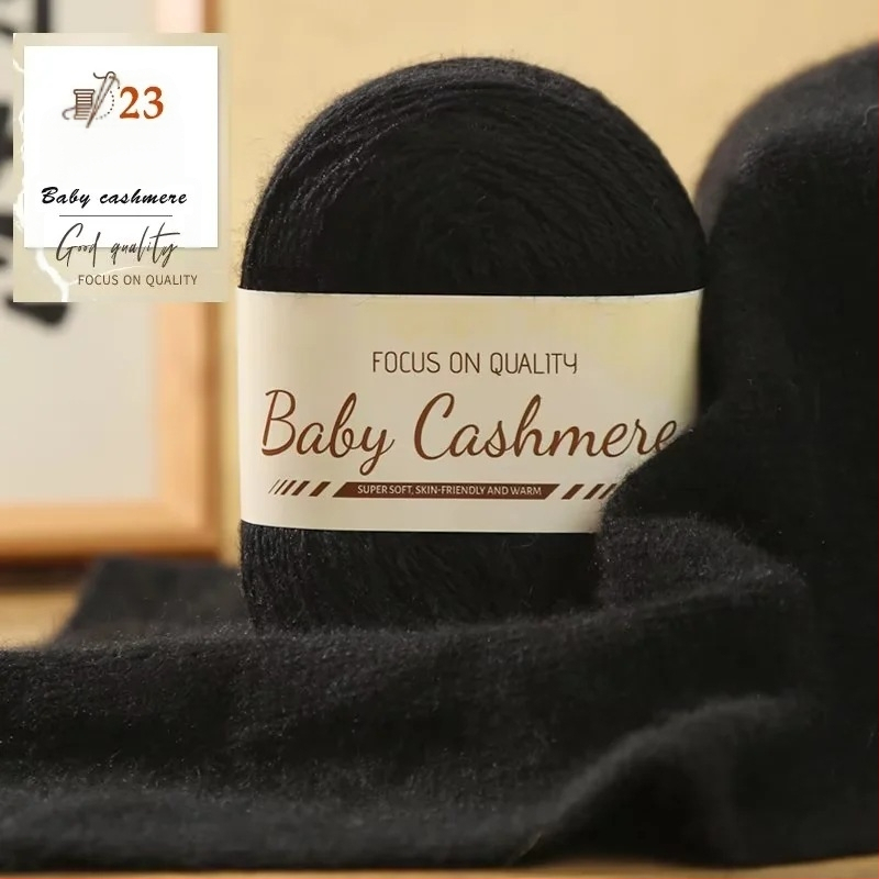 Kašmyro šaliko DIY rinkinys — rankinis mezgimas, vidutinio storio siūlai