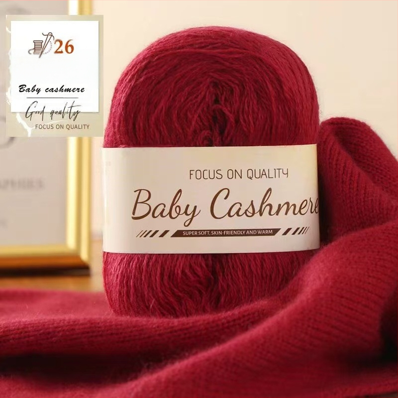 Kašmyro šaliko DIY rinkinys — rankinis mezgimas, vidutinio storio siūlai