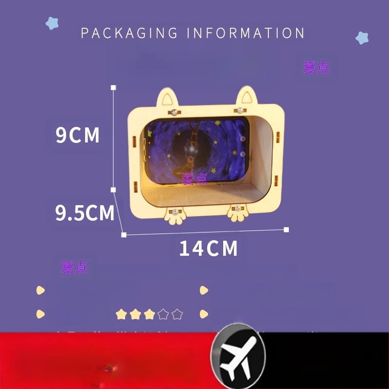 Metalo holografinis kino projektorius moksliniams bandymams, Love Point prekės ženklas, skirtas vaikams nuo 0 iki 2 metų