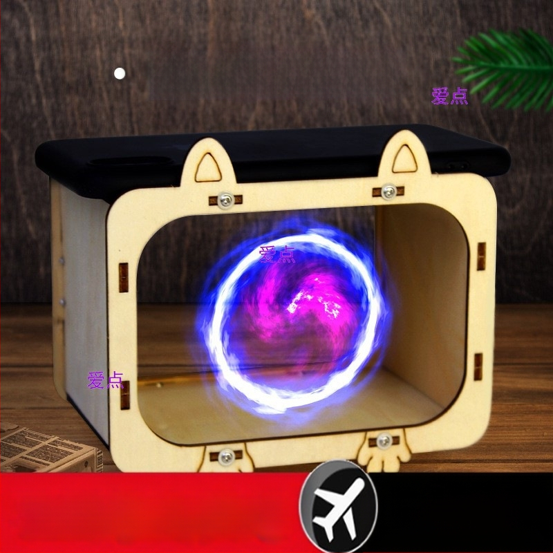Metalo holografinis kino projektorius moksliniams bandymams, Love Point prekės ženklas, skirtas vaikams nuo 0 iki 2 metų