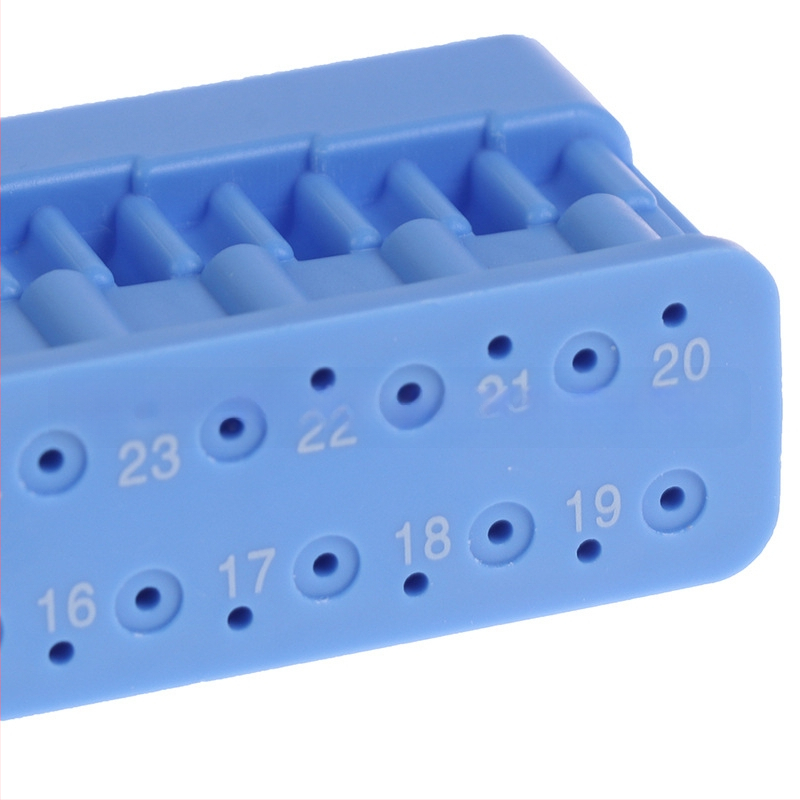 Zobu kanāla mērīšanas galds un kanāla failu turētājs (augstas temperatūras izturība un augsts spiediens, piemērots pieaugušajiem, iepakojumā 100 gab.)