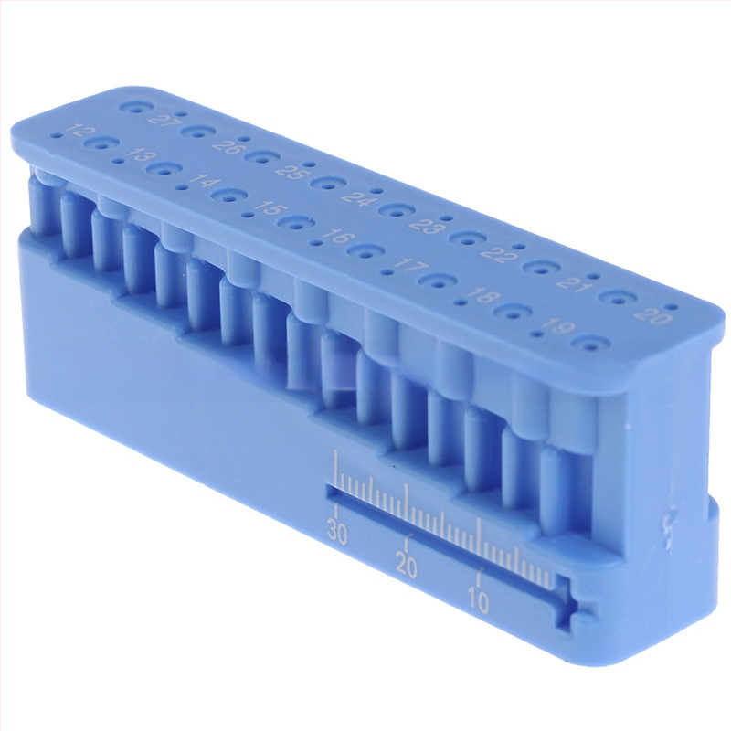 Zobu kanāla mērīšanas galds un kanāla failu turētājs (augstas temperatūras izturība un augsts spiediens, piemērots pieaugušajiem, iepakojumā 100 gab.)