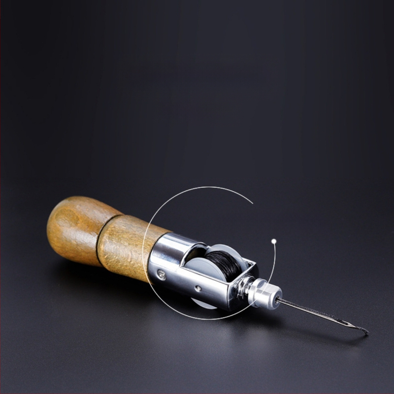 Комплект за кожено ръчно шиене – 7-частен набор, изработен от желязо и пластмаса, Jinbao (7-частен набор • Желязо + пластмаса • Jinbao)