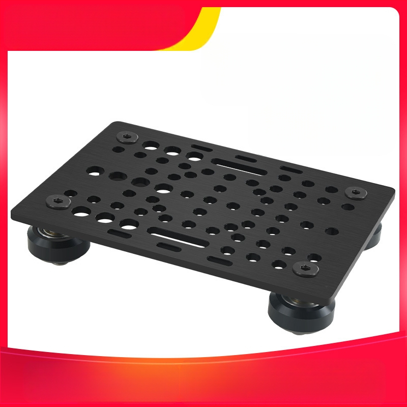 Gantry plate for 3D printers, V-slot aluminum profile, four-wheel sliding table, six-wheel pulley (Usongshine)