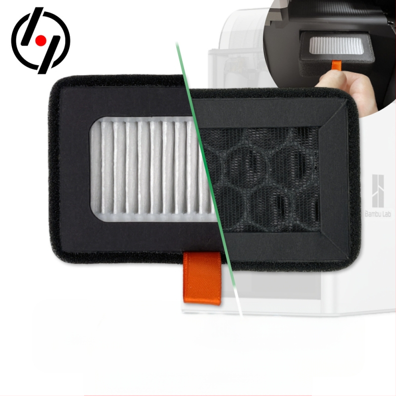 Φίλτρο αέρα HEPA13 με ενεργό άνθρακα για τον εκτυπωτή Bambu X1/P13D