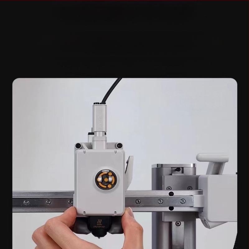 A1/A1mini patobulintas karšto galo surinkimas su atskiriama kieto plieno antgaliu ir aukštatemperatūriniu silikono gaubtu