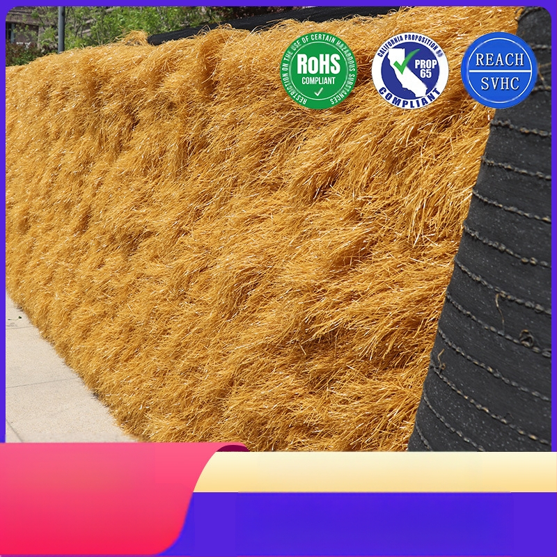 Mingrun Thatch serijos plastikinis paviljonas su šiaudiniu stogu paplūdimių vakarėliams, pritaikomas, supakuotas į PP plastiko maišą