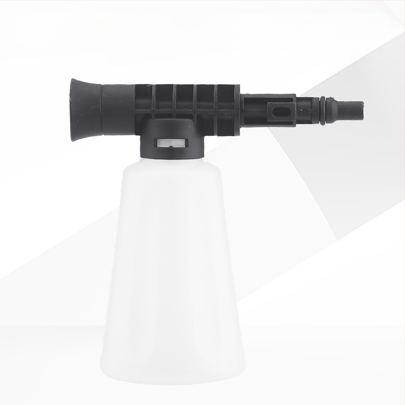 Bezvadu auto mazgāšanas iekārta ar litija akumulatoru, koniska putas trauciņa (Modelis S1), pistoles galva no inženierplastmasas, pistoles korpuss no inženierplastmasas; apstrādes pielāgošana: Jā; piemērots automašīnām ar litija bateriju; svars 0,65 kg