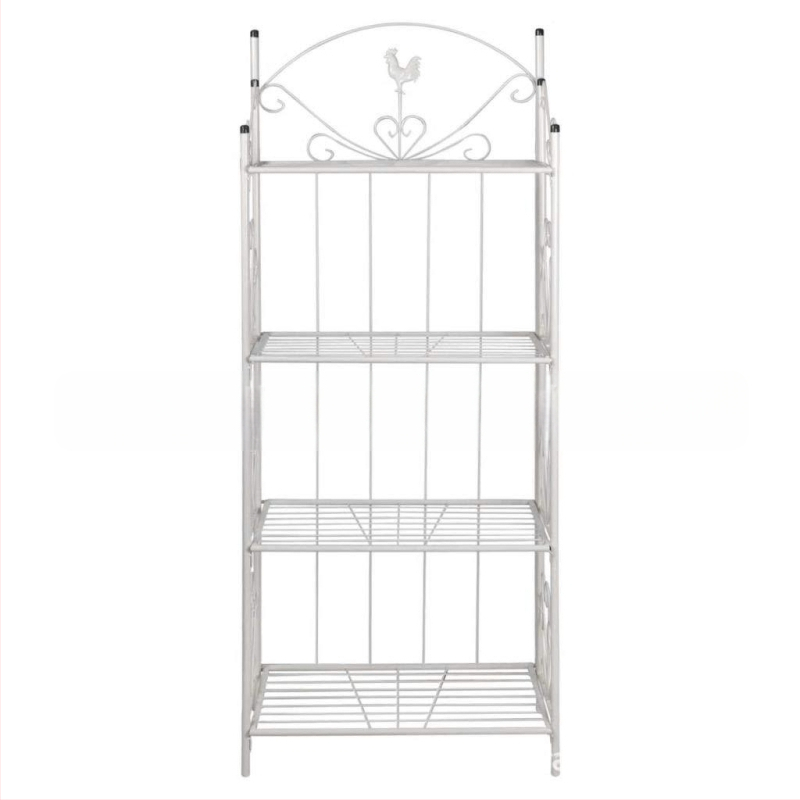 Gėlių stovai, Skandinavijos stilius, keturių sluoksnių, metalo meno, grindų stovimas