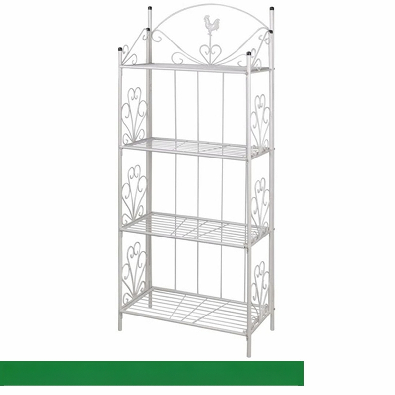 Gėlių stovai, Skandinavijos stilius, keturių sluoksnių, metalo meno, grindų stovimas