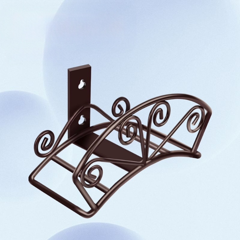 Geležinis sodo žarnos laikiklis – sieninis dvora organizatorius