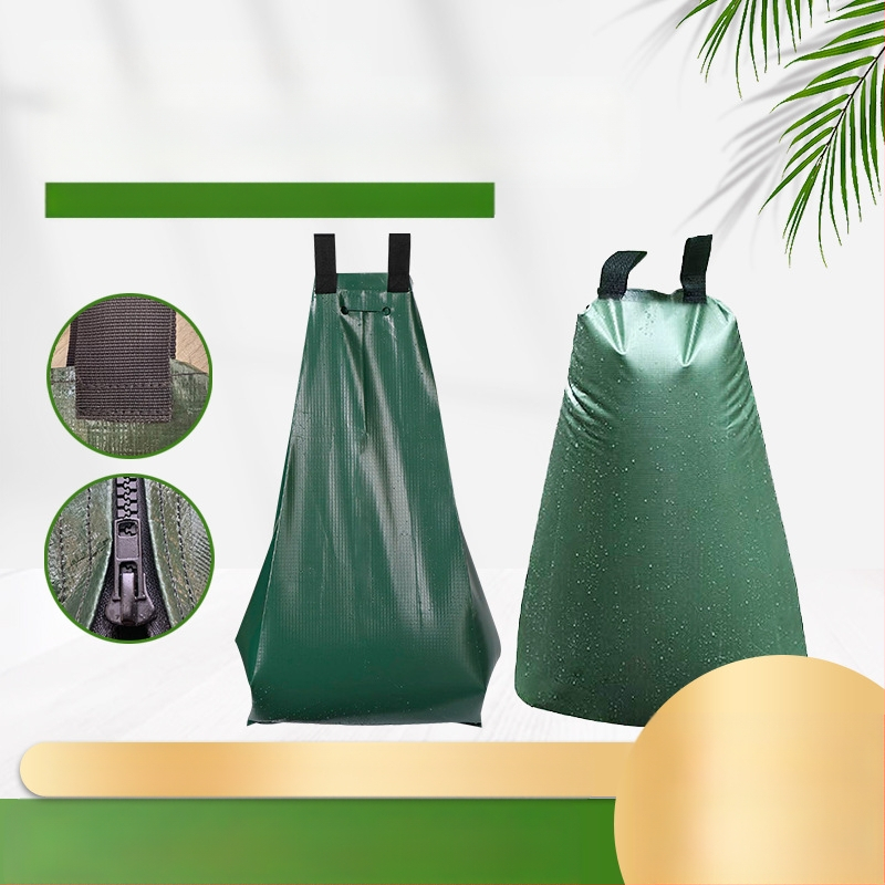 Laistymo maišelis lauko medžių laistymui (PE/PVC), vandens taupymas miesto želdynams